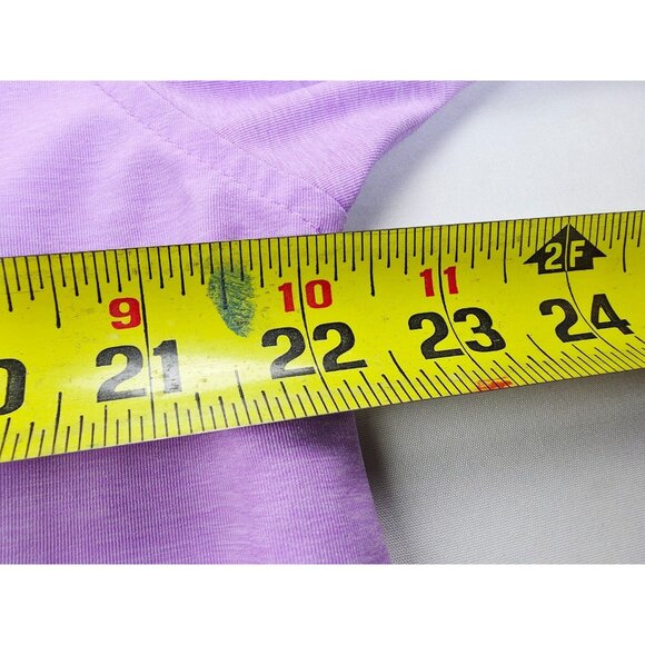 Footjoy Size Medium Mens Lavender Short Sleeve Embroidered Neck Logo Polo - Picture 2 of 10